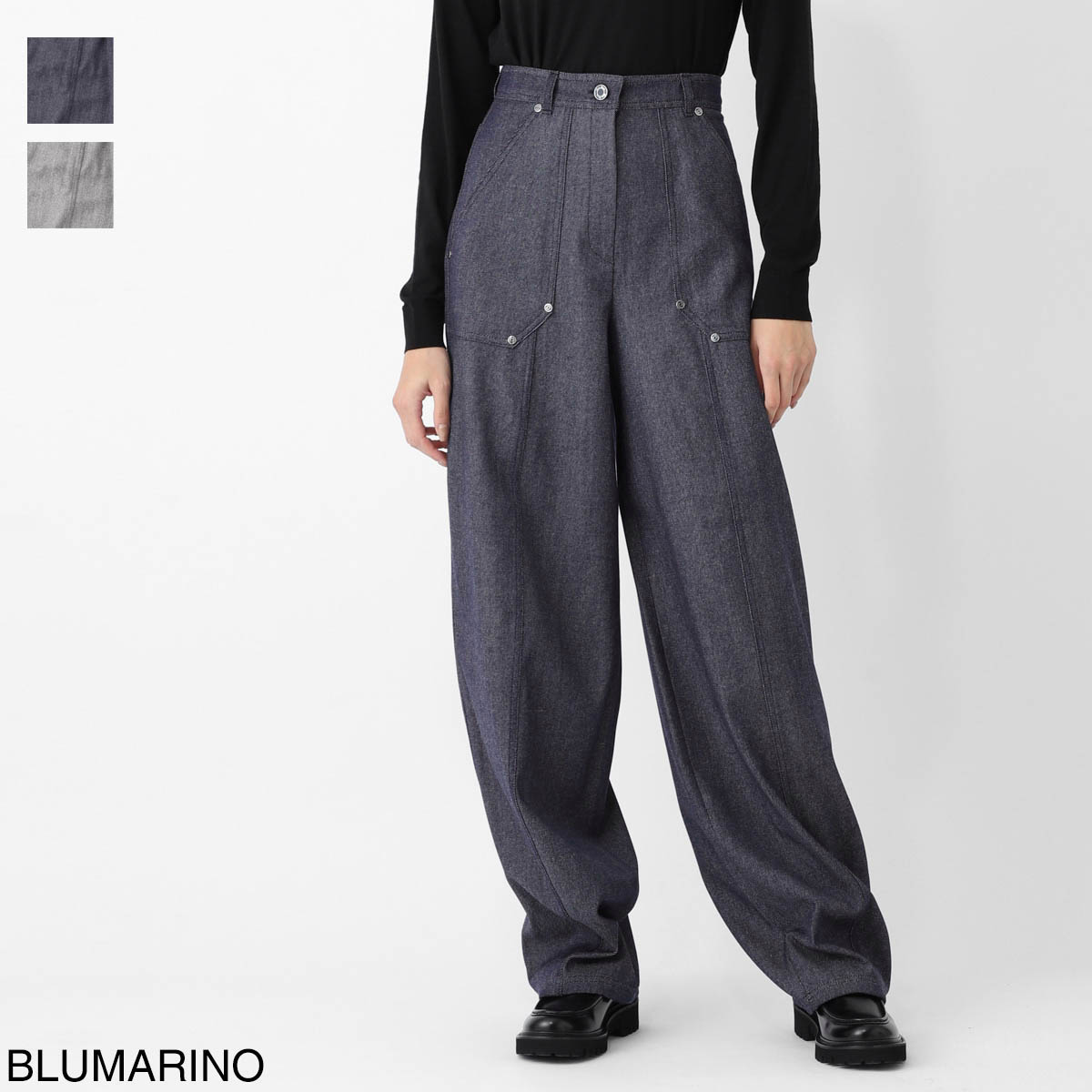 楽天市場】エスマックスマーラ S Max Mara ジップフライジーンズ