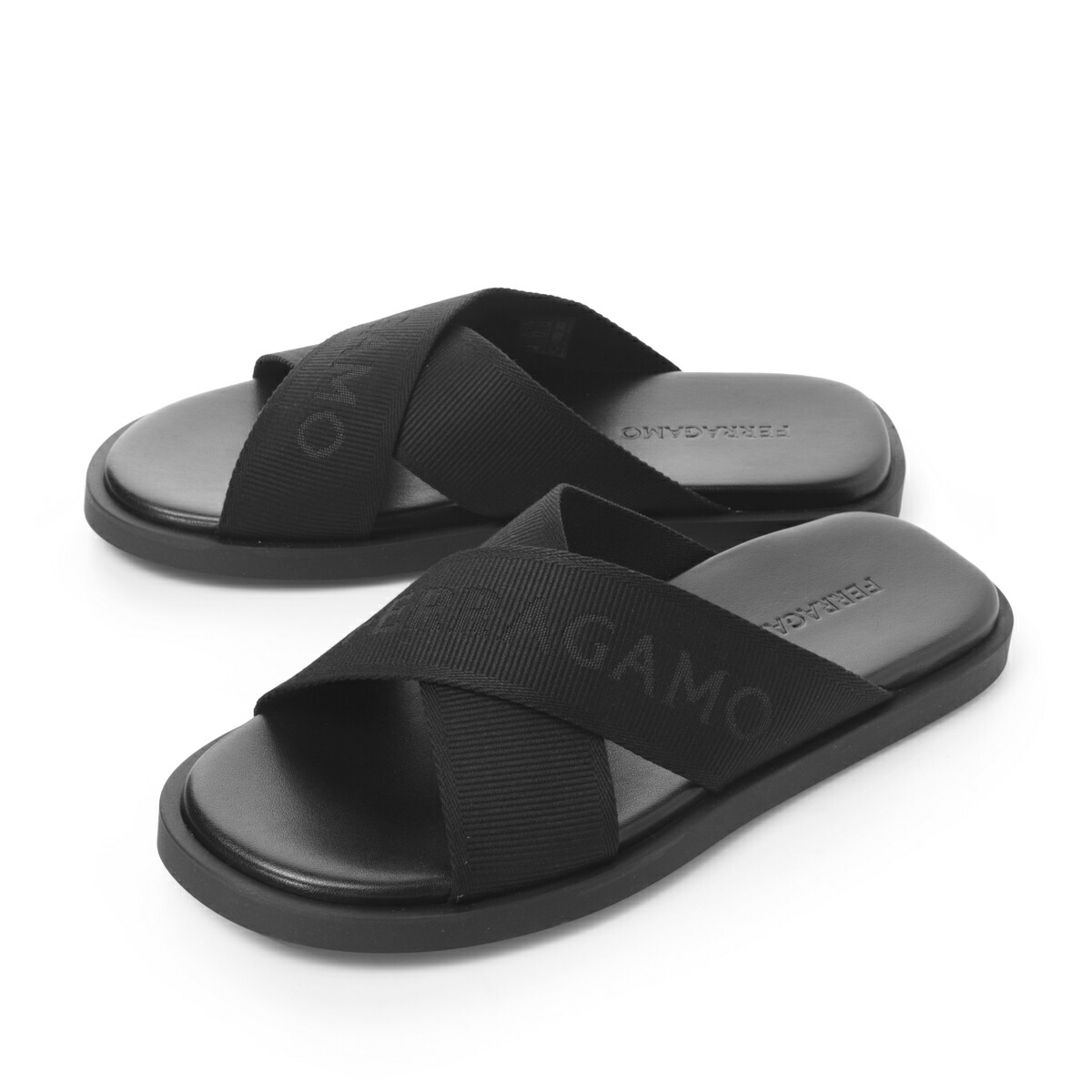 楽天市場】フェラガモ FERRAGAMO スライドサンダル マルチカラー