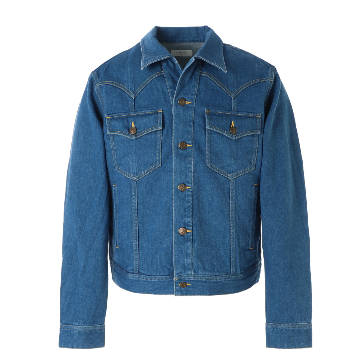 楽天市場】【アウトレット】セリーヌ CELINE デニムジャケット ブルー