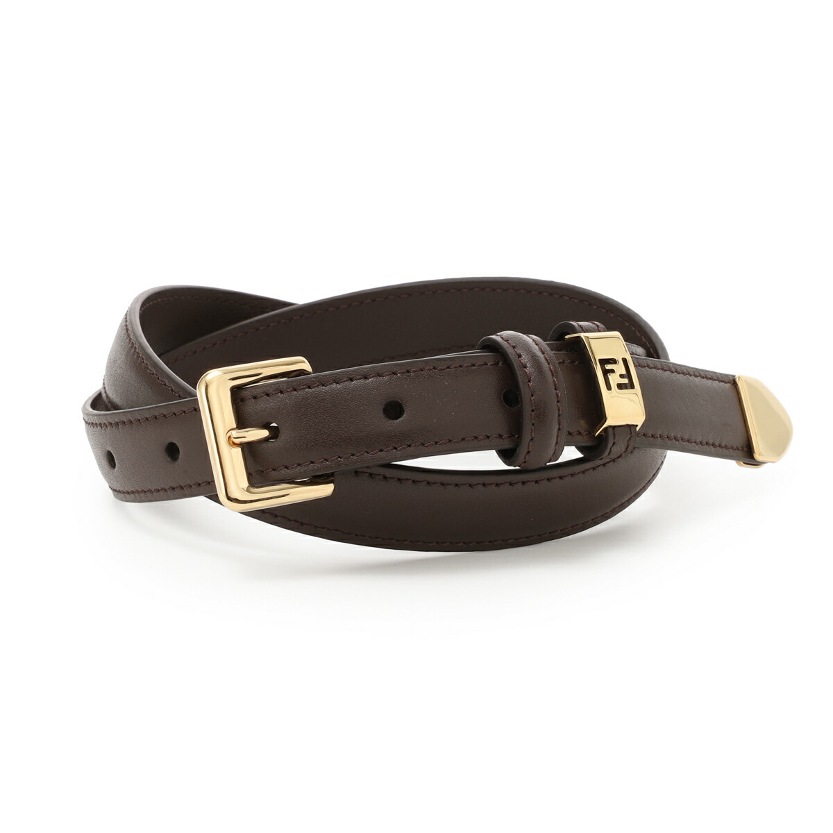 楽天市場】フェンディ FENDI リバーシブル ベルト ブラウン 7c0424
