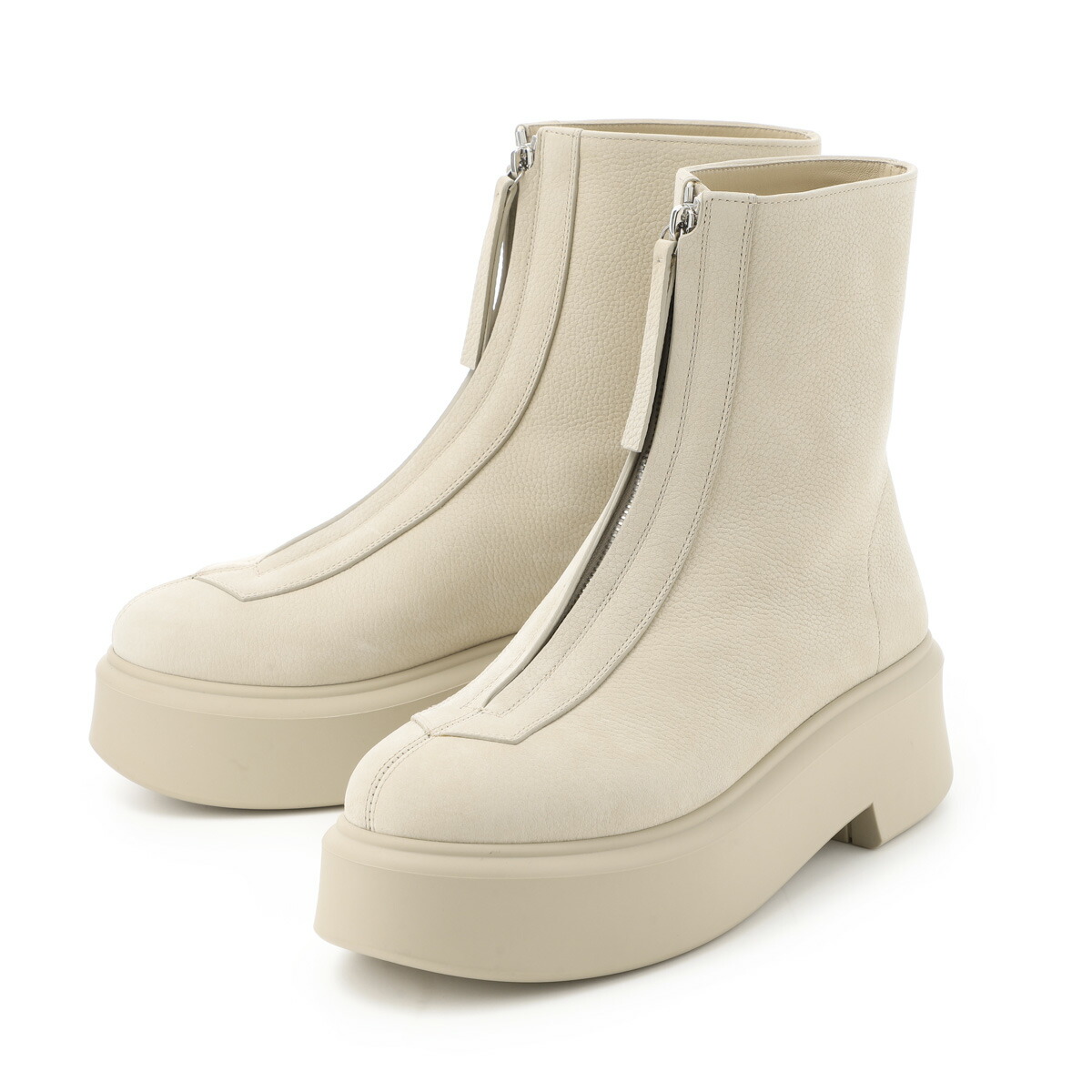 新品未使用！送料込み★The Row★アンクルブーツ 関税・送料込み♪【THE ROW】ザ・ロウ ジップ アングルブーツ (The Row