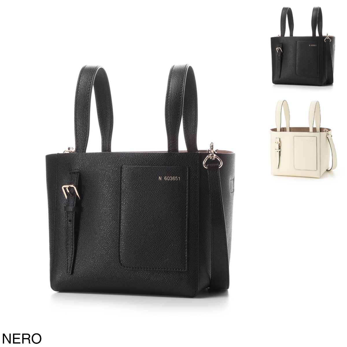 ヴァレクストラ Valextra バケットバッグ 2WAY ショルダーバッグ レディース wbsf0090028loctf nn nero SOFT BUCKET MICRO バケットバッグ マイクロ ショルダー【返品送料無料】