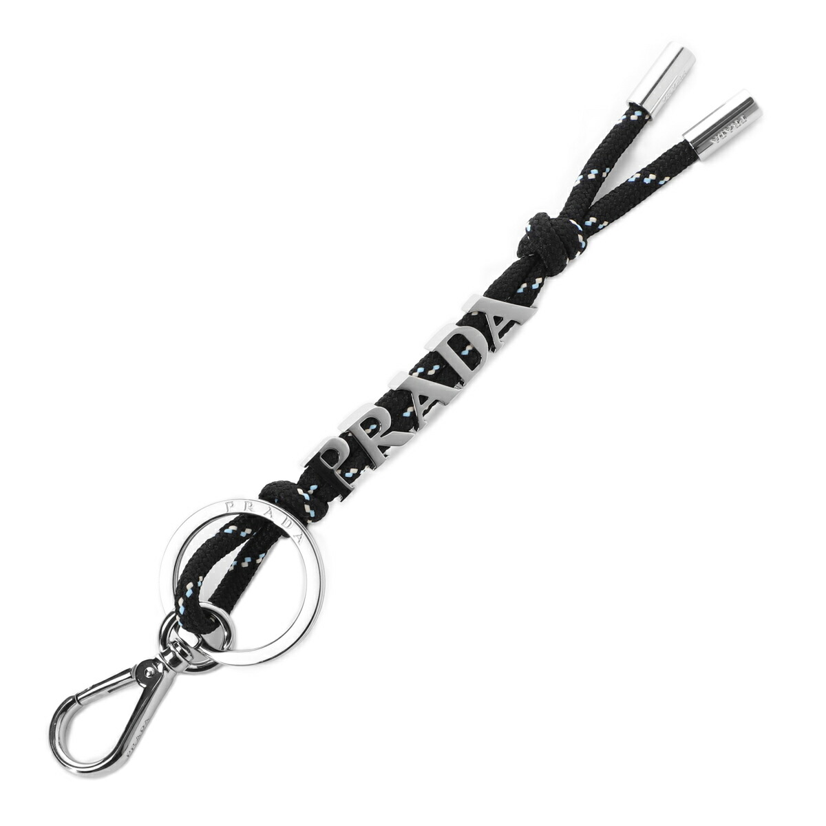 楽天市場】プラダ PRADA キーリング バッグチャームMIX ベージュ