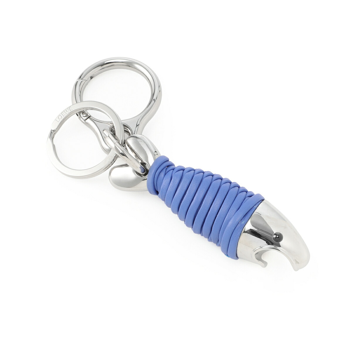 楽天市場】ロエベ LOEWE キーリング バッグチャームシルバーゴールド