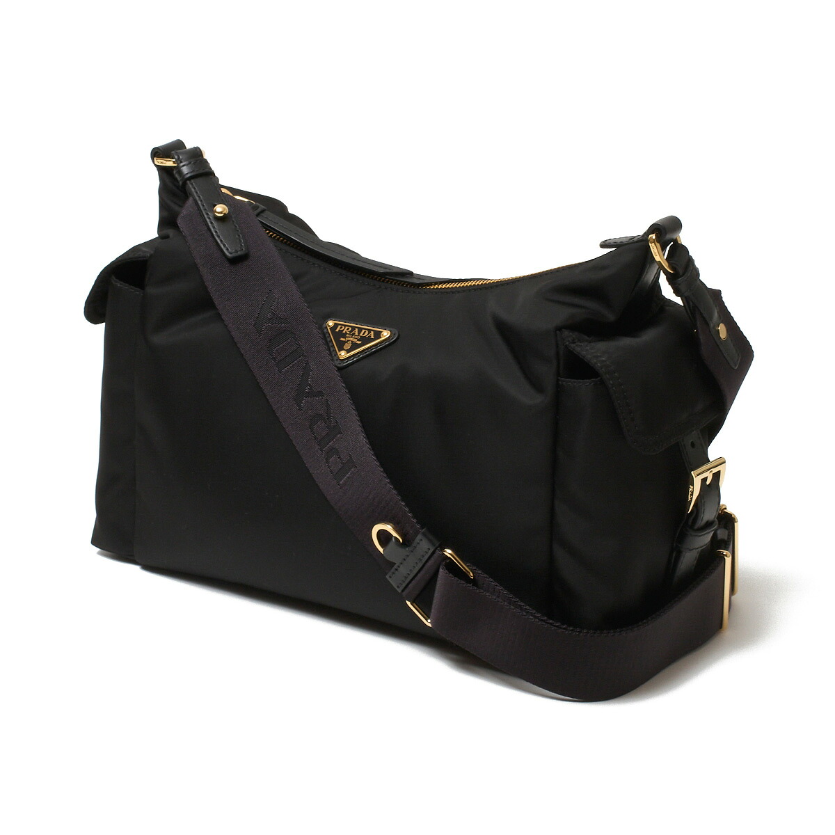 プラダ PRADA ショルダーバッグ ブラック レディース PRADA EXPLORE LARGE プラダ エクスプローラ ラージ【返品送料無料】｜モダンブルー店