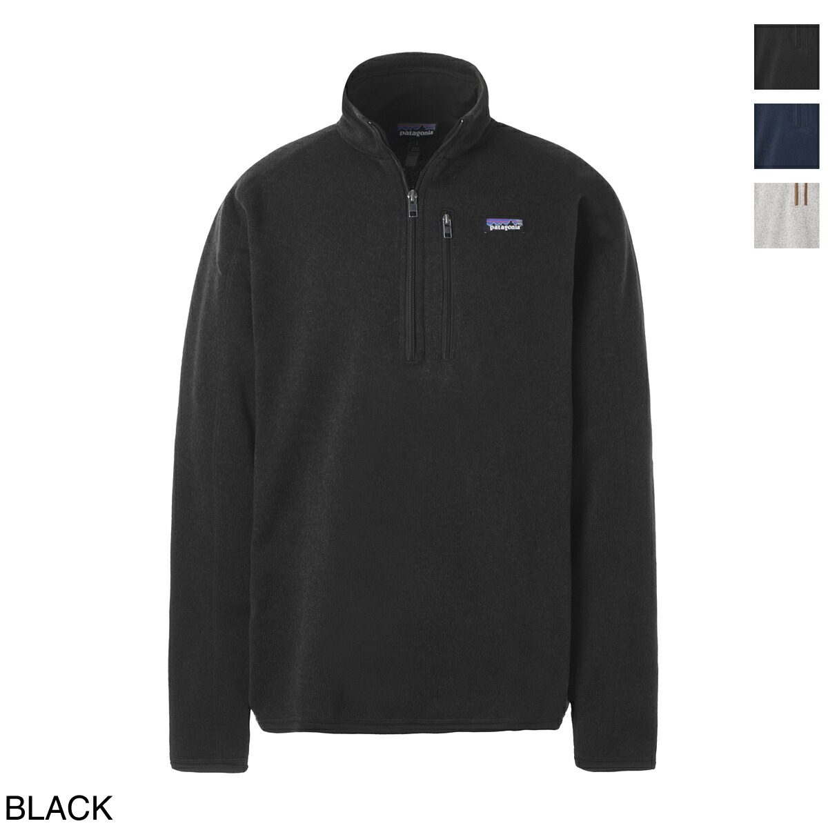 パタゴニア patagonia ハーフジップニット メンズ 25523 blk Men's Better Sweater 1/4-Zip Fleece メンズ・ベター・セーター・1/4ジップ【返品送料無料】[2026SS]