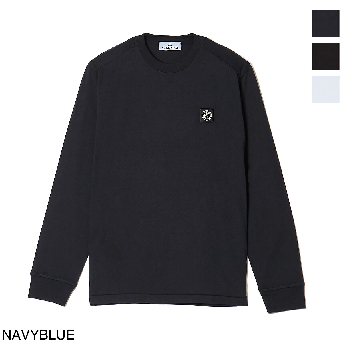 ストーンアイランド STONE ISLAND クルーネック 長袖Tシャツ メンズ l1s152100031 s0013 v0020 2100031 60/2 COTTON JERSEY【返品送料無料】