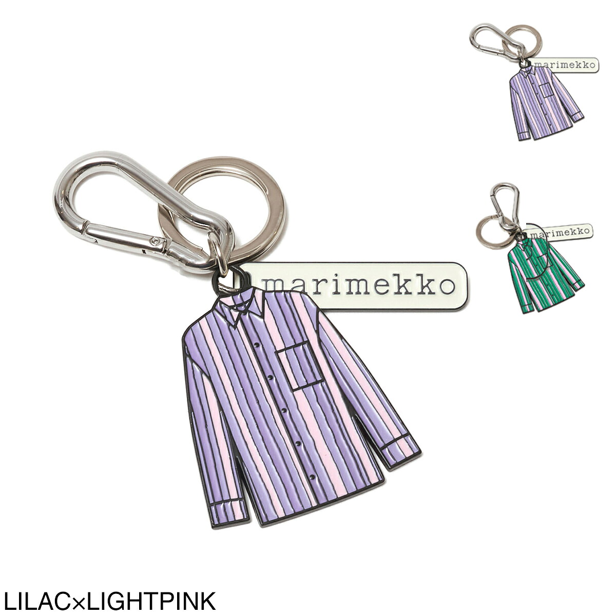 マリメッコ marimekko キーリング バッグチャームモチーフ レディース 095587 350 Vekku Kioski key chain【返品送料無料】