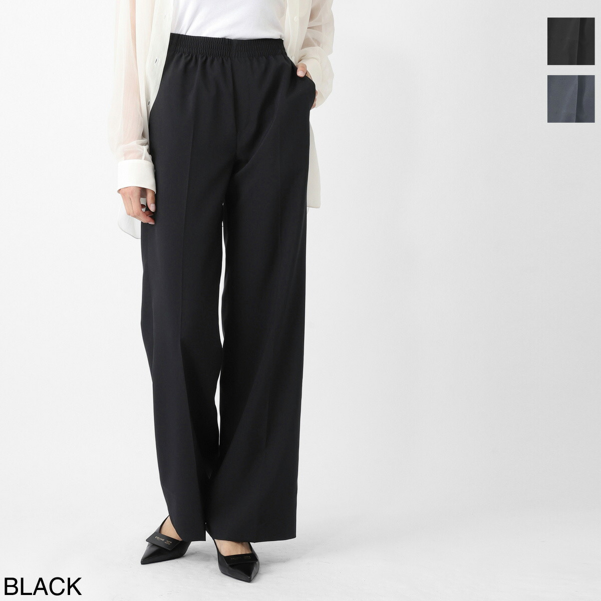 セラードアー Cellar Door イージーパンツ ストレートパンツ レディース michelle 210634 q086 99 MICHELLE ストレートパンツ ウエストゴム【返品送料無料】[2026SS]