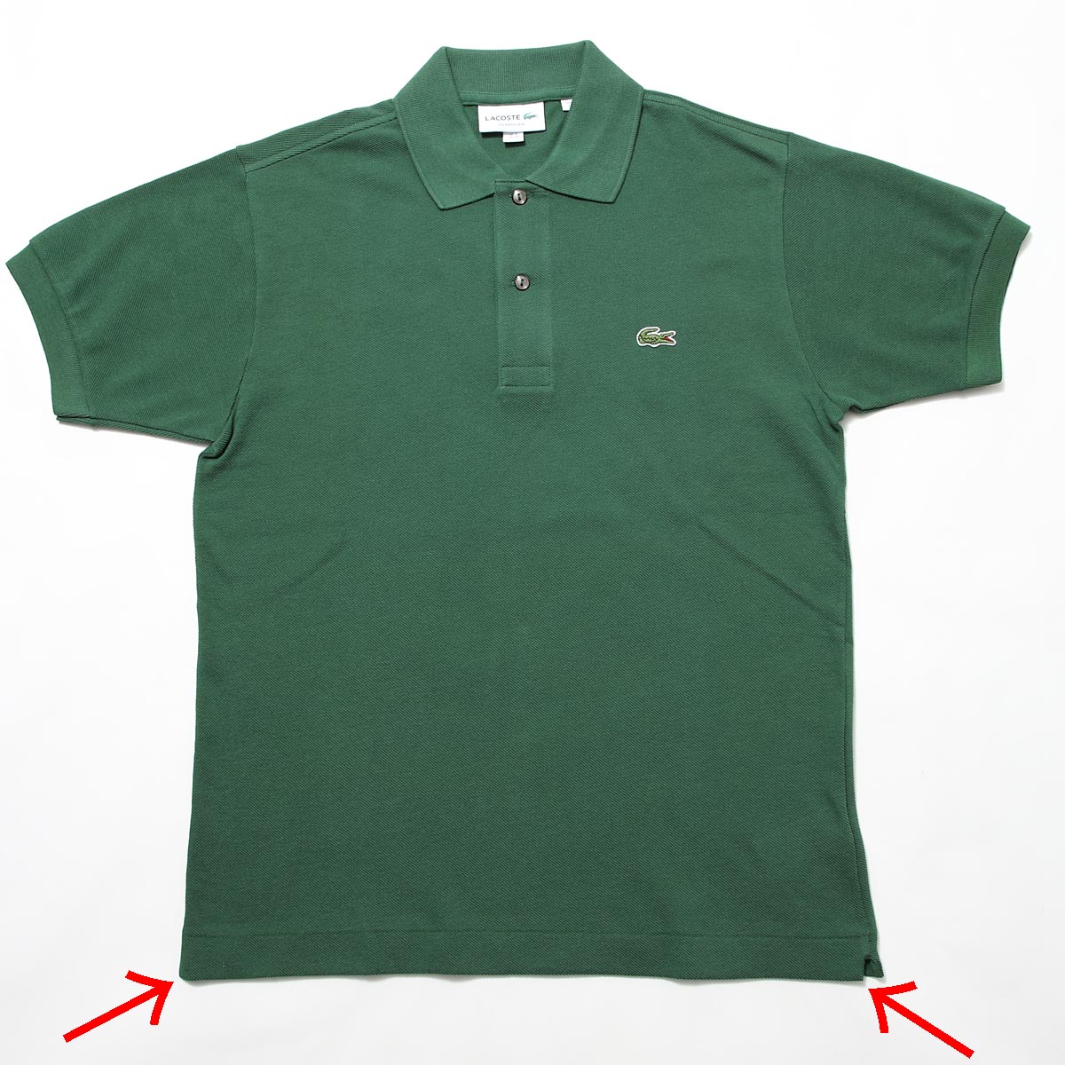 楽天市場 訳あり アウトレット ラコステ Lacoste ポロシャツ グリーン メンズ L1212 00 Lacoste Classic Fit L 12 12 Polo Shirt 返品交換不可 モダンブルー楽天市場店