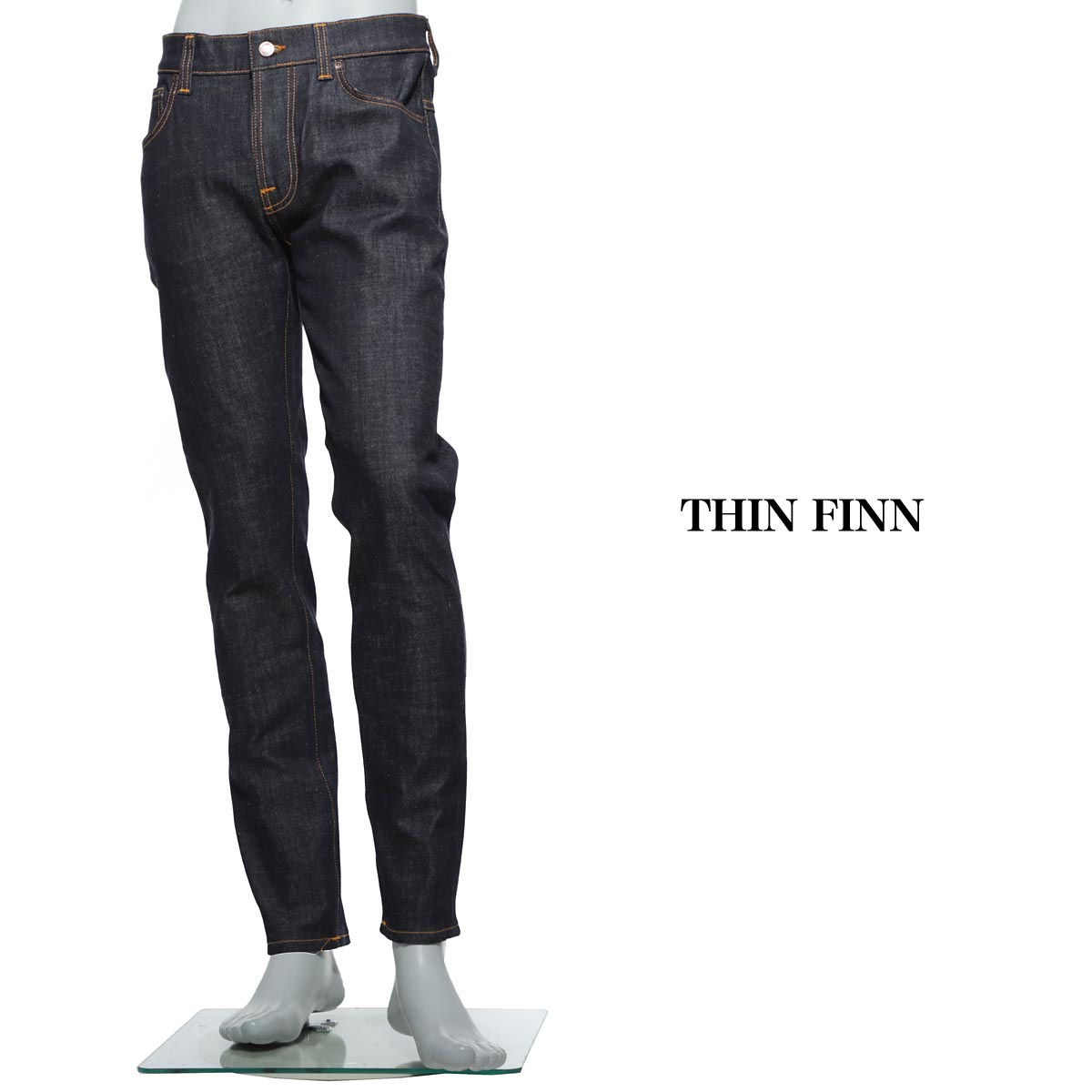 楽天市場 訳あり Bランク アウトレット ヌーディージーンズ Nudie Jeans Co ストレッチジーンズ ブルー メンズ Thin Finn Thin Finn シンフィン レングス32 あす楽対応 関東 返品交換不可 モダンブルー楽天市場店