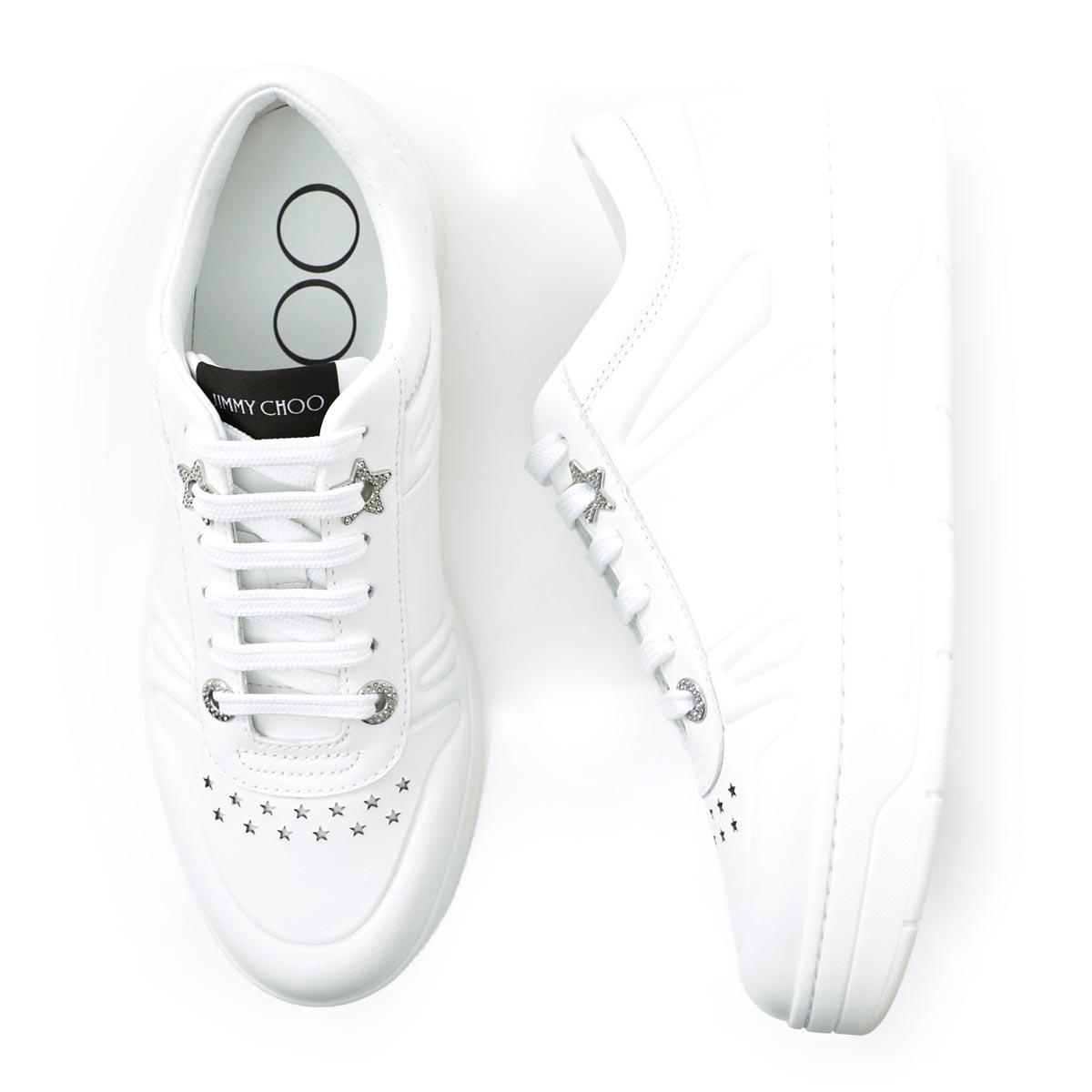 最安値に挑戦 訳あり アウトレット ジミーチュウ Jimmy Choo スニーカー ホワイト レディース Hawaii F Clf X Wht Hawaii あす楽対応 関東 返品交換不可 New限定品 Webmail Tas Com Do