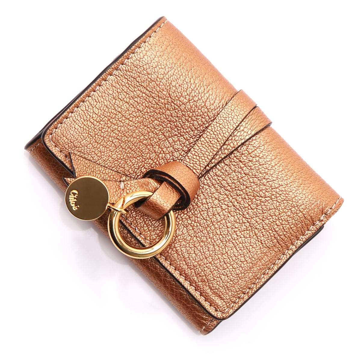 Chloe クロエ 6 28 Alphabet アルファベット 6 28 小銭入れ付き 6 59まで 3 Offクーポン対象 レディース財布 送料無料 アウトレット クロエ 訳あり アウトレット 3つ折り財布 小銭入れ付き 訳あり Chloe 3つ折り財布 小銭入れ付き ゴールド