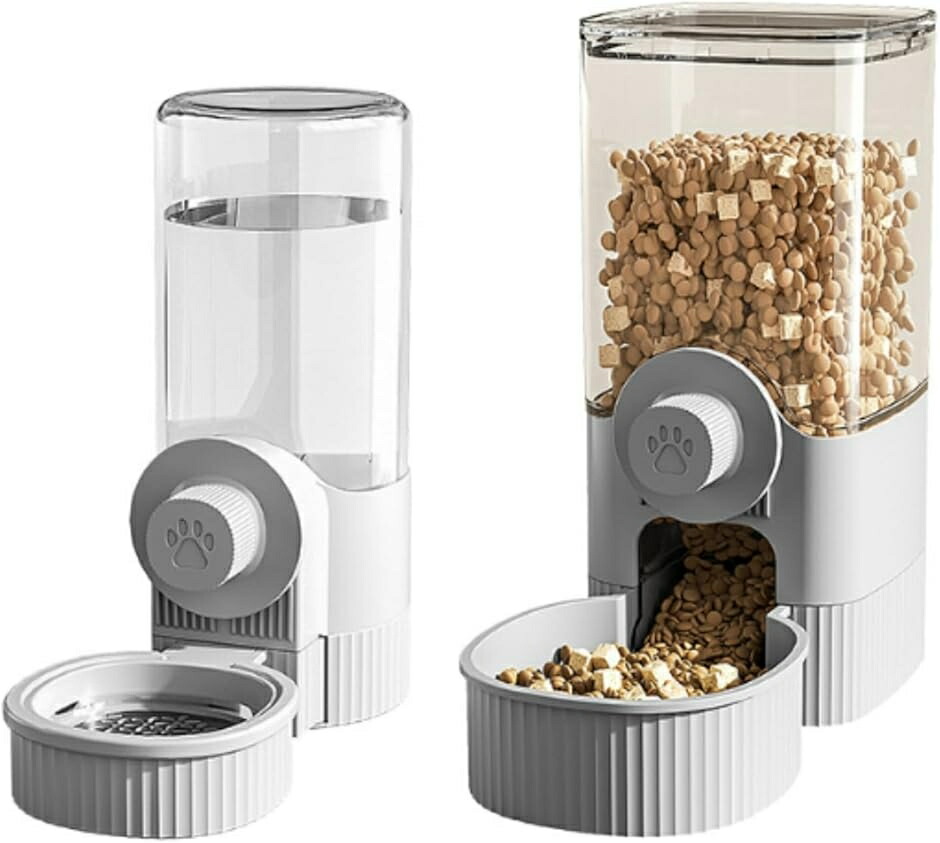 自動餌やり機 犬 自動給水器 猫 えさやり器 水飲み器 猫水飲み器 (給水機＋給餌機)