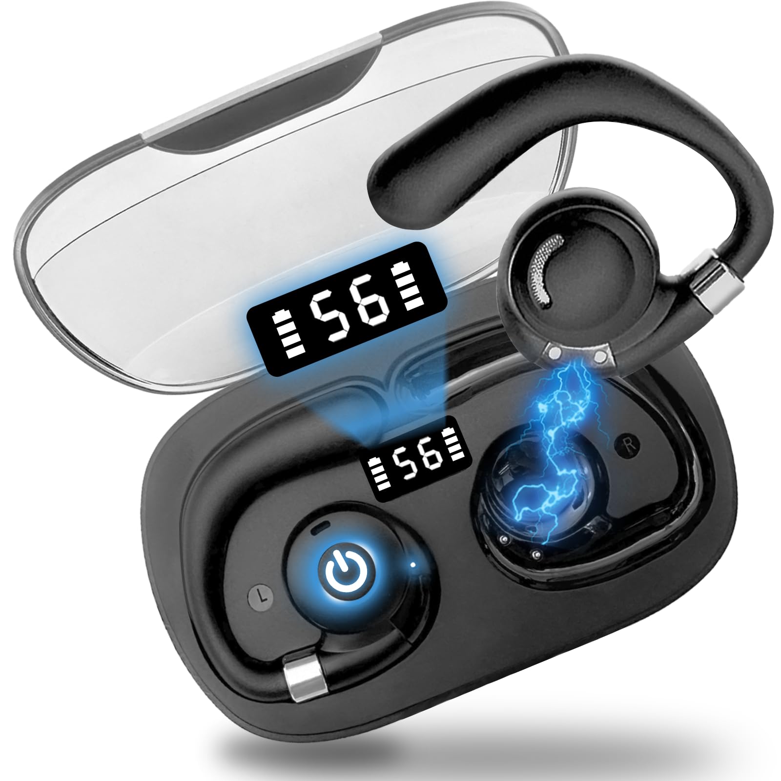 楽天市場】【ポイント5倍】【最新 Bluetooth5.3 耳掛け式イヤホン