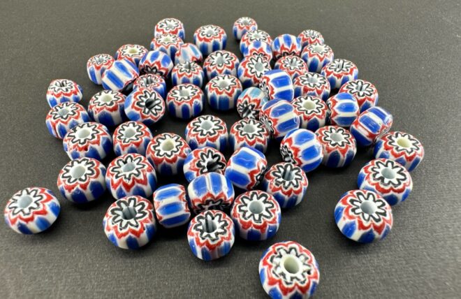 楽天市場】シェブロンビーズ ゴローズ検索 (青/白/赤/大)※1粒の価格に