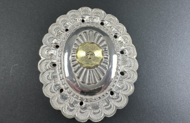 楽天市場】ゴローズ goro's 極美品 OLD K18付きフラワーコンチョ