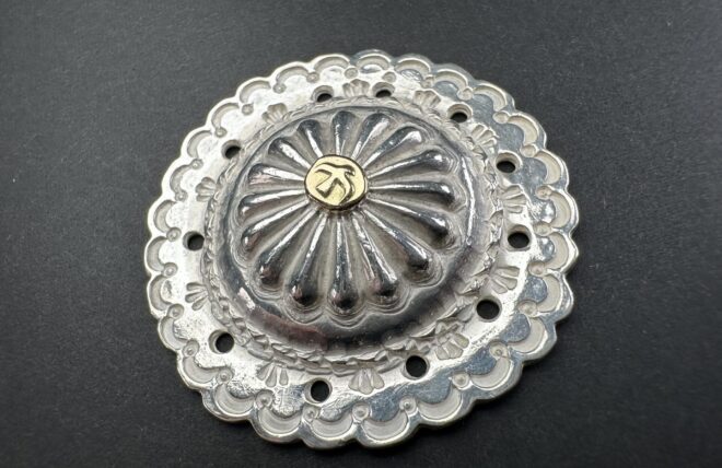 楽天市場】ゴローズ goro's OLD 美品 K18付きGC04コンチョ ※縦仕様