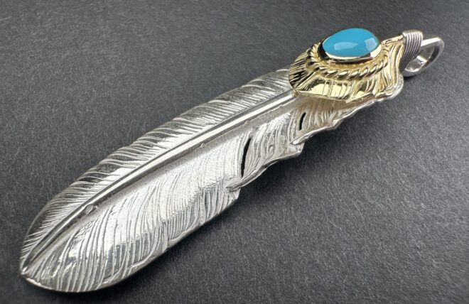 Goro’s(ゴローズ) フェザーネックレス Amazon | Goro's Goros高橋吾郎ゴローズ ネックレス 上銀 上金