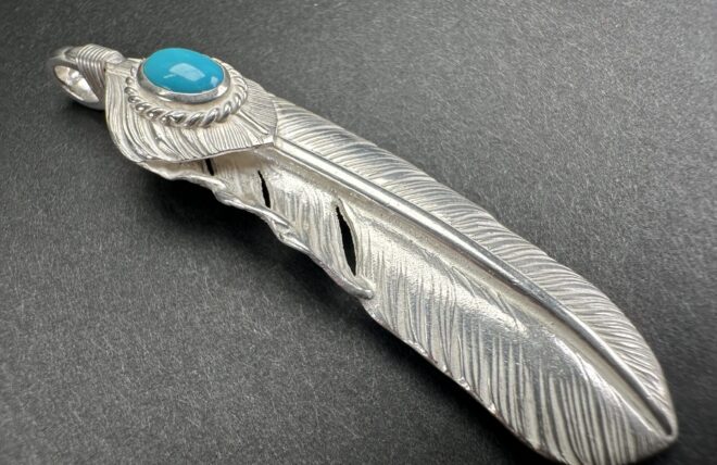 楽天市場】ゴローズ goro's [新品] 上銀銀縄TQ特大フェザー (右