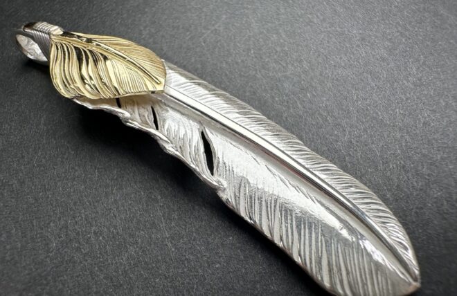 楽天市場】ゴローズ goro's [新品] 上銀特大フェザー (右