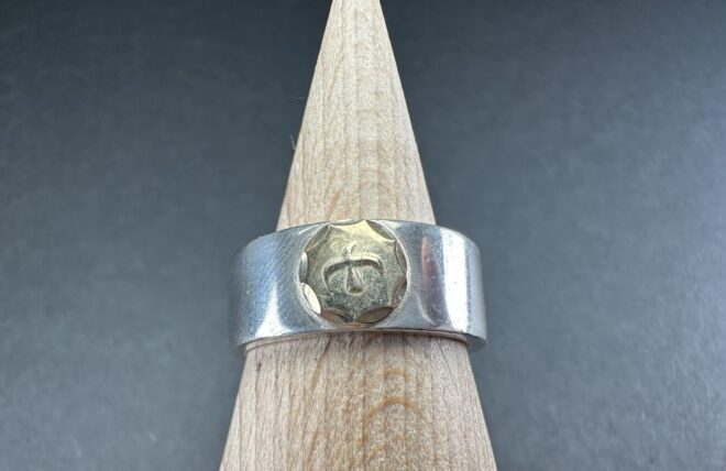 楽天市場】ゴローズ goro's [美品] ローズ平打ちリング (7号