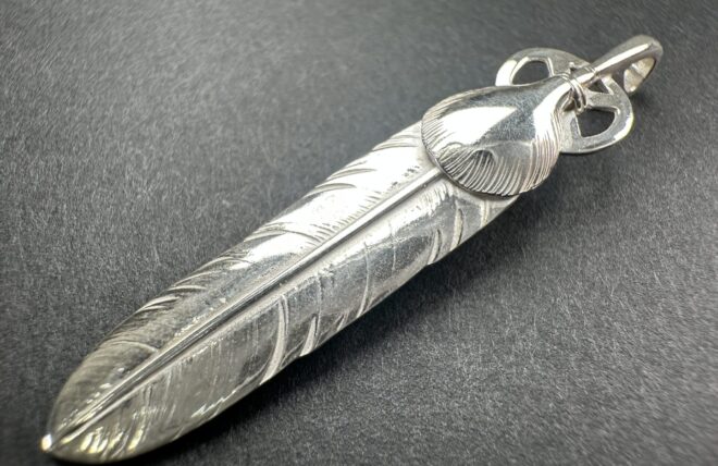 ゴローズ  goro\u0027s 新品 SVハートホイールフェザー (L)
