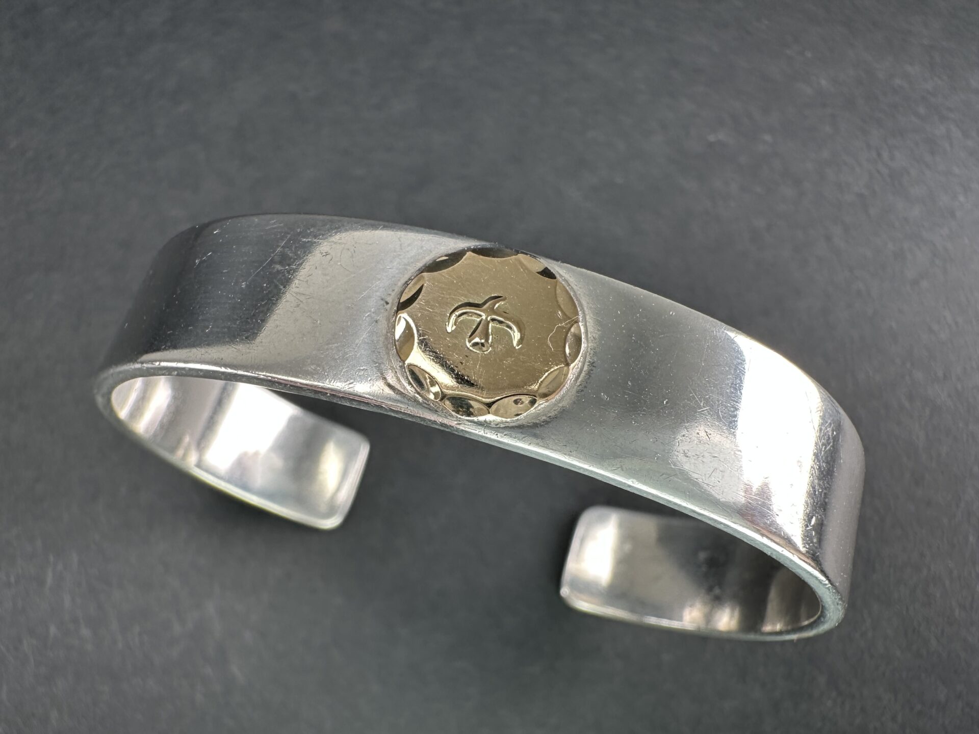 ゴローズ  goro\u0027s  美品 平打ちブレス (S) ※30.40g