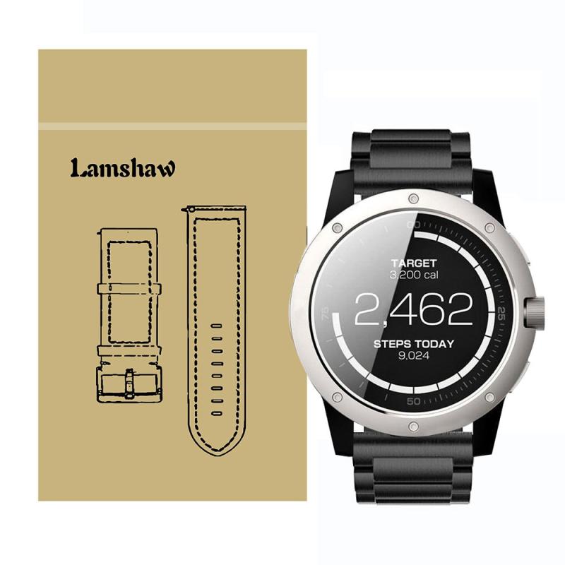 Lamshaw POWER WATCH バンド, ステンレス メタル ベルト 交換バンド 対応 MATRIX POWER WATCH スマートウォッチ (メタル-ブラック)画像