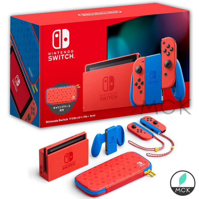 新品未開封】 Nintendo Switch マリオレッド×ブルー セット-