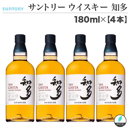 楽天市場 知多 180ml 4本セット サントリーウイスキー知多 Single Malt Whisky Whiskyアルコール度数 43 化粧箱はありません Jan 4901777296671 Mck