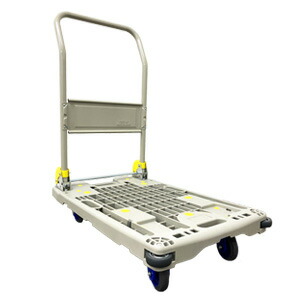 日本製 脂製折り畳み式持っていく車 コンビニエントボギー PM200CB の 通信販売 【貨物輸送無料】 ［脂製手押し車 耐荷重200kg 手押し車 軽さ 静音 御役目用手押し車 日本製 折畳手押し車］ 台車-物流・運搬器具-DIY・工具