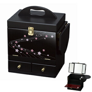 蒔絵調デザイン 可憐な桜柄のメイクボックス 鏡付き メイク道具 ケアグッズ 三面鏡 かわいい 和柄 メイク収納ボックス サクラ柄 コスメボックス コスメ収納ボックス 送料無料 コスメ収納ボックス メイクボックス 和風 鏡付き 送料無料 蒔絵調デザイン コスメ 蒔絵調デザイン 可憐な桜柄のメイクボックス 鏡付き メイク道具 ケアグッズ 三面鏡 かわいい 和柄 メイク収納ボックス サクラ柄 コスメボックス コスメ収納ボックス 送料無料 コスメ収納ボックス メイクボックス 和風 鏡付き 送料無料 蒔絵調デザイン コスメ