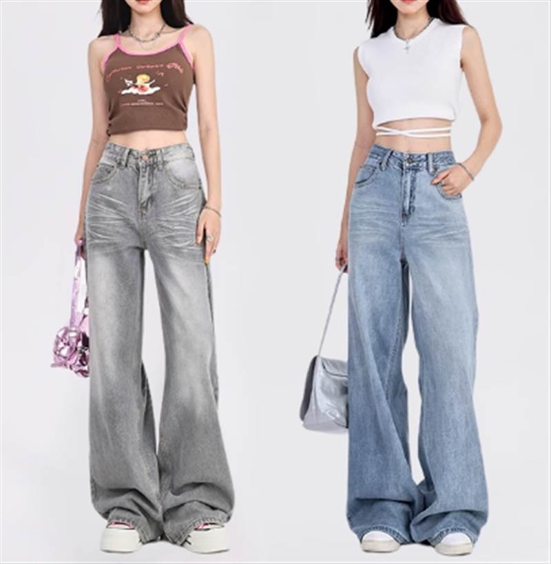 レディース パンツ ロング かっこいい デニム ボトムス 春 きれいめ 大人可愛い デニム 夏 20代 存在感 30代 オールシーズン 無地 40代 シンプル 10代 秋 カジュアル ワイド 冬 上品 ラフ 学生 おしゃれ メンズライク