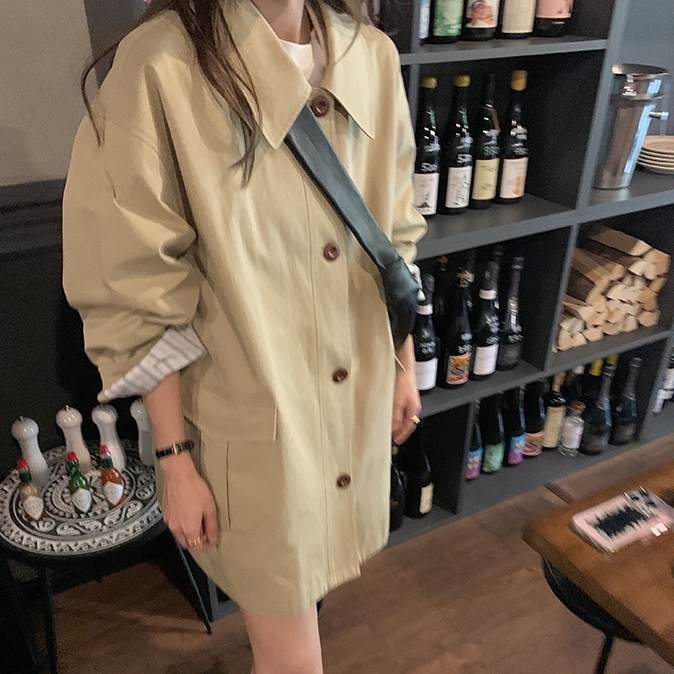 レディース ジャケット 長袖 おしゃれ きれいめ ステンカラーコート シンプル かっこいい ミディアム丈 ボーイッシュ ナチュラル カジュアル 大人可愛い ミディアム丈 かわいい メンズライク スタンドカラー ラフ 都会的 こなれ感 クール｜mscloset