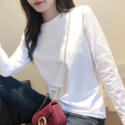 トップス Tシャツ 大人女子 Tシャツ カットソー 上品 クール かわいい エレガント かっこいい ガーリー モダン きれいめ ラブリー 襟なし シンプル 存在感 おしゃれ トップス ルーズ 主役級 ラウンドネック 長袖 お洒落 大人可愛い