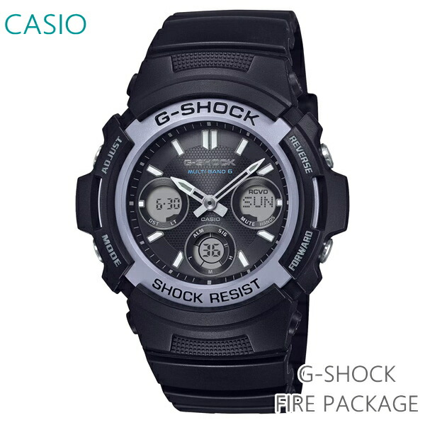 カシオ G-SHOCK ファイアー・パッケージ メンズ 腕時計 ソーラー電波 ブラック AWG-M100FP-1A2JR