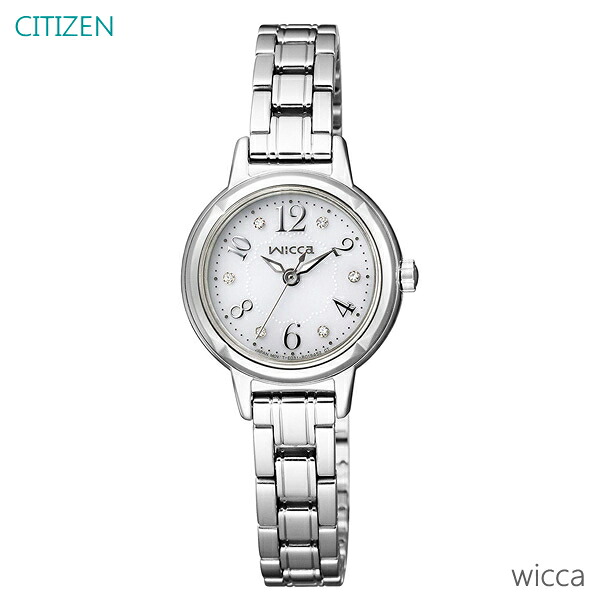 レディース 腕時計 7年保証 シチズン ウィッカ ソーラー KH9-914-15 正規品 CITIZEN wicca｜mco net shop