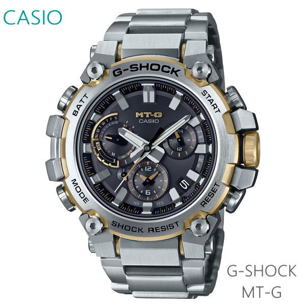 メンズ 腕時計 7年保証 送料無料 カシオ G-SHOCK ソーラー 電波 MTG-B3000D-1A9JF 正規品 CASIO MT-G