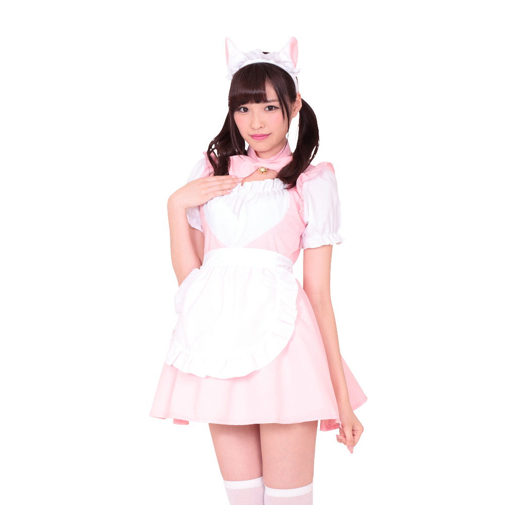 コスチューム コスプレ ハロウィン メイド メイド服 ピンク ロリータ アイドル 衣装 かわいい 洗濯可 特価商品