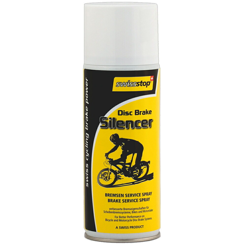 P100004436 Disc Brake Silencer 400ml【貨物輸送無料】【銀輪】【読み込む自動二輪車】【スイス連邦立ちふさがる】【SWISS STOP】 スポーツ・アウトドア-自転車・サイクリング