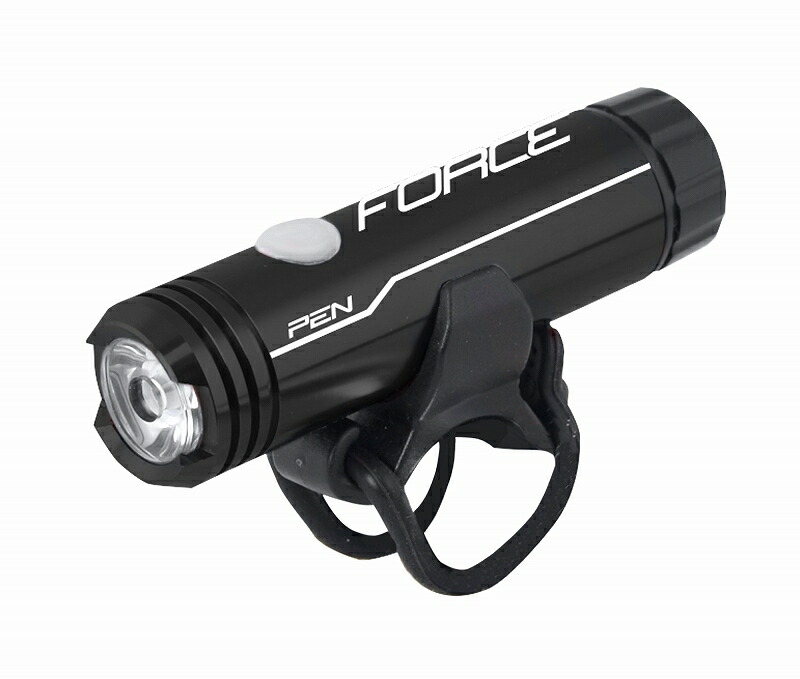 80105 ライト PEN USB充電 ブラック 200LM【自転車】【ロードバイク】【LED】【FORCE】