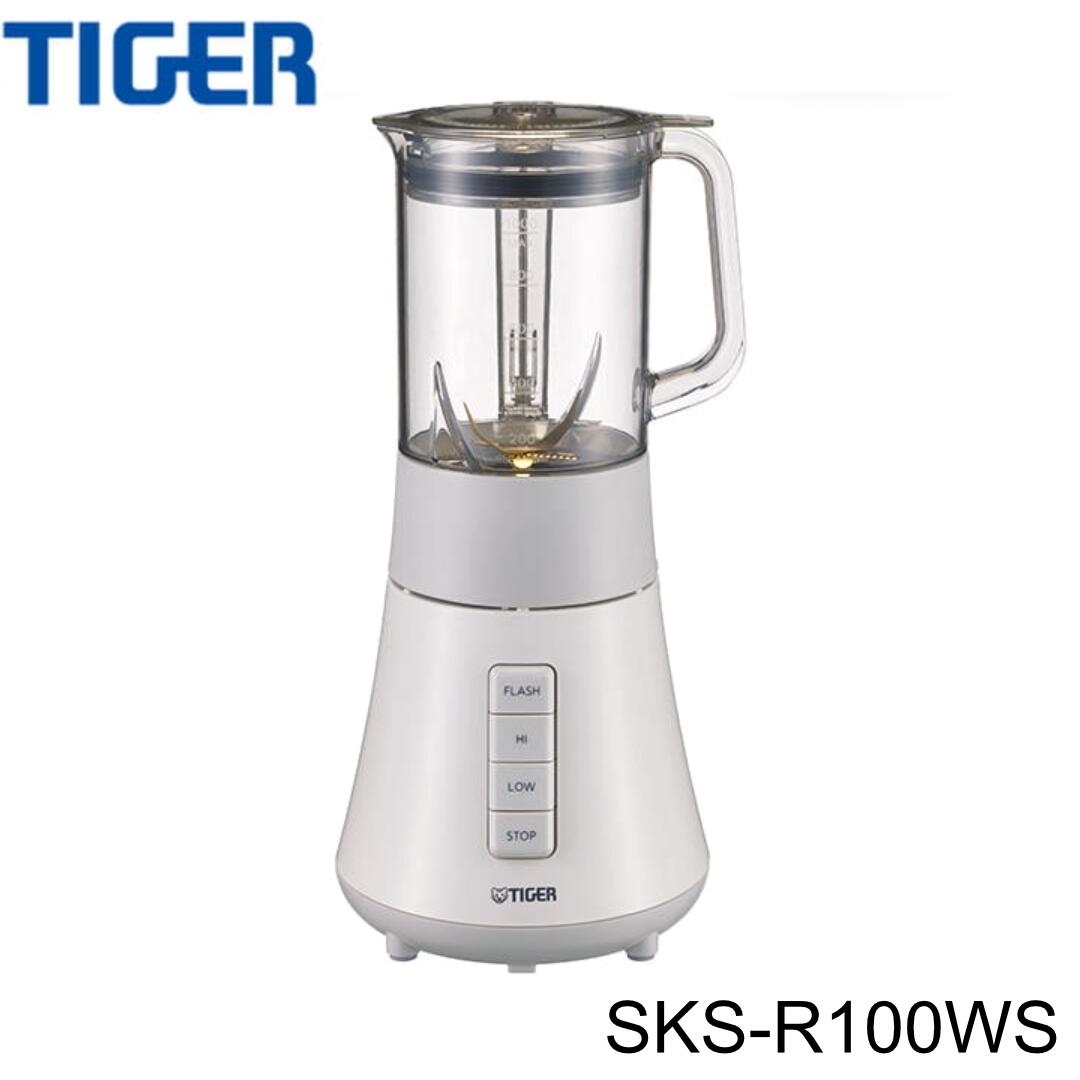 【貨物輸送無料】虎 粉砕機役立つこと付き添い人ミキサー ＜TIGER 5value+＞ SKS-R100WS ※3 竜巻き流水 チタン厚地の外套6枚刃 豪然たる粉砕機役立つこと 茶の葉粉砕機優勝杯つき 食器洗いかわき切る機聞き入れる 【KK9N0D18P】【RCP】