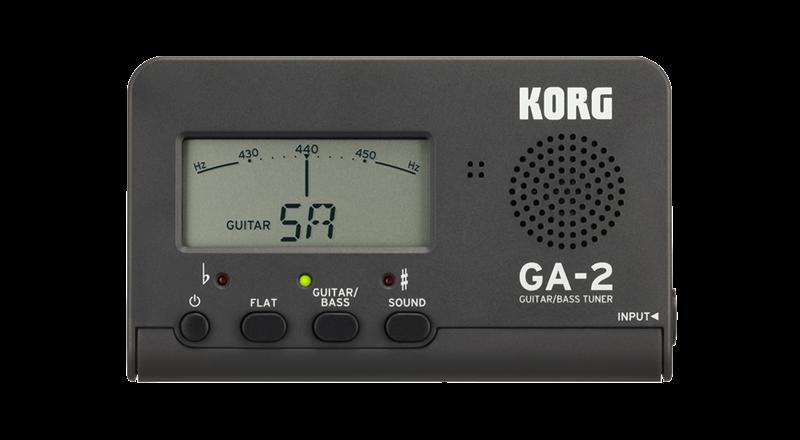 【在庫有り・即日出荷】KORG 《ギター・ベース用チューナー》GA-2-MG / (Matte Gray)Guitar/Bass Tuner 【KK9N0D18P】【RCP】