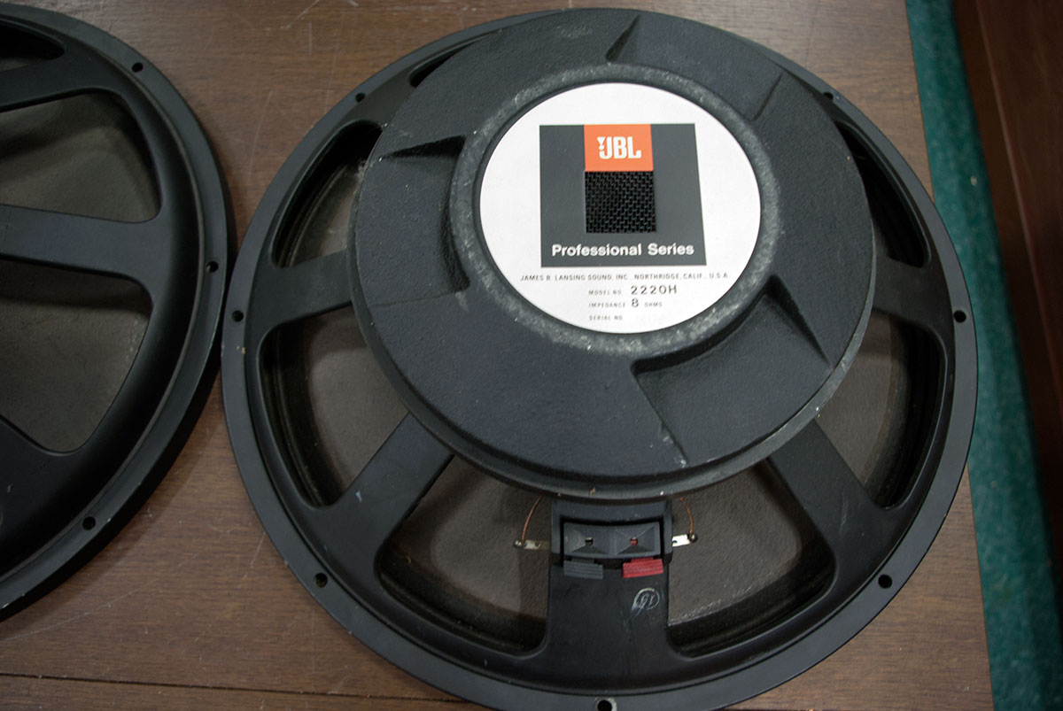 JBL 2225H 8Ω 38cm ウーファーユニット 自作スピーカー