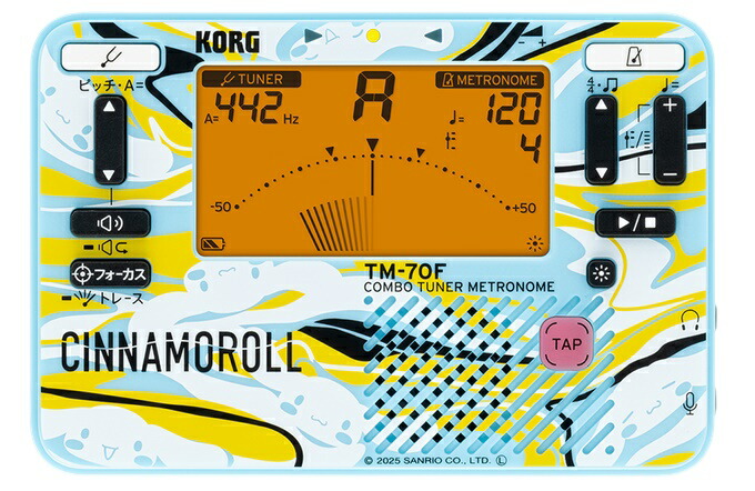 KORG TM-60 チューナー サンリオ タキシードサム TM-60-STX チューナー メトロノーム タキシードサム｜シマムラ