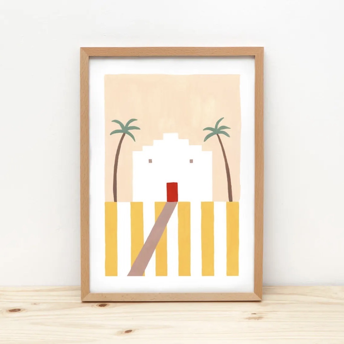 楽天市場】Two art deco buildings poster print (30 x 40cm