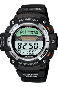 カシオ スポーツウォッチ 10気圧防水 メンズ デジタル 腕時計 ブラック 黒（SPR10JL01BLK）気圧計 高度計 温度計 LEDライト付き 登山 時計 1/100秒ストップウォッチ タイマー ランニングウォッチ カシオ CASIO トレッキング アウトドア 登山用品