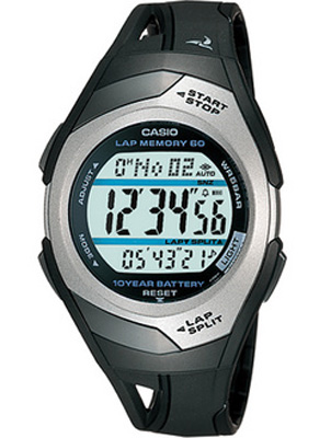 カシオ スポーツウォッチ 5気圧防水 メンズ レディース デジタル 腕時計（PH04OC01BKSL） 距離計測機能 ストップウォッチ 60ラップ 10年電池 LEDライト付き ランニングウォッチ CASIO マラソン ランニング 時計