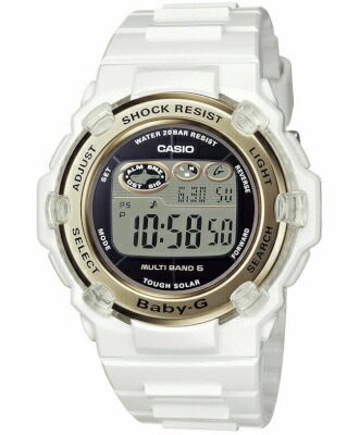 カシオ スポーツウォッチ BABY-G 電磁波時辰儀 20空圧雨合羽 デジタル ソーラー電磁波 ウオッチ 白いこと 白 (BGR-3003U-7AJF) 電磁波ソーラー 秒時計 カウントダウンタイマー LED 点火装置付き添い人 ランニングウォッチ カシオ マラソン 駈けっくら 時辰儀 アウトドアウォッチ